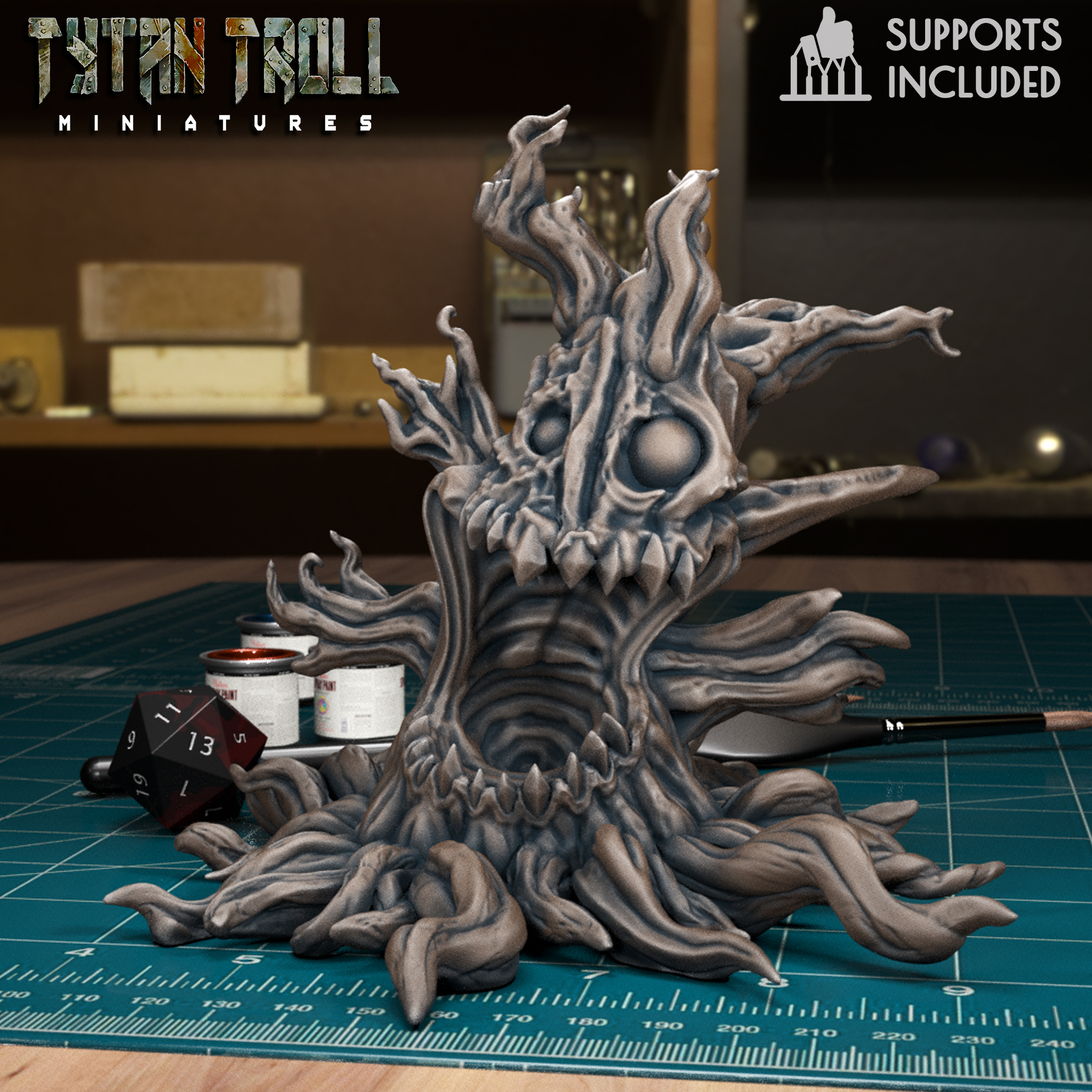 Haunted Tree 03 [Pre-Supported]